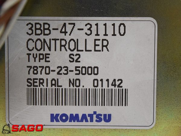 Elektryczne sterowanie i komponenty - Typ: Controller Komatsu 3BB-47-31110