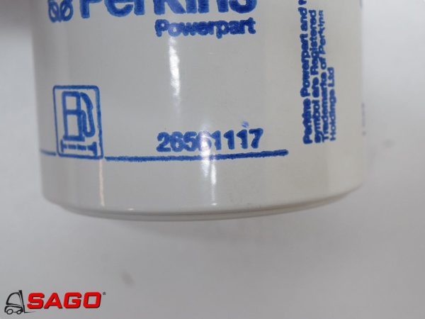 układy chłodzenia i wydechowe - Typ: Fuel filter Perkins 26561117
