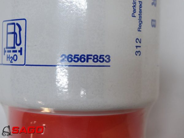 układy chłodzenia i wydechowe - Typ: Fuel Filter Perkins 2656F853