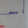 układy chłodzenia i wydechowe - Typ: Olfilter Perkins 2654A104