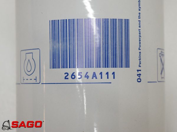 układy chłodzenia i wydechowe - Typ: Olfilter Perkins 2654A111