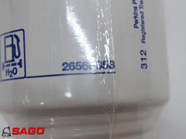 układy chłodzenia i wydechowe - Typ: Fuel filter Perkins 2656F853