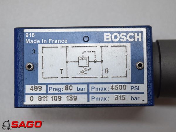 Hydraulika - Typ: Druckbegrenzungsventil Bosch 0811109139