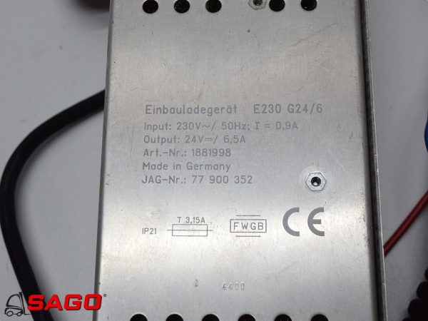 Elektryka - Typ: Lader 230v Jungheinrich 7574903