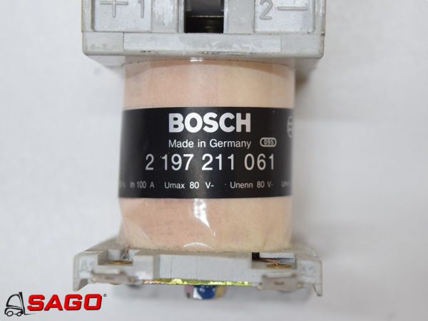 Elektryka - Typ: Schütz Bosch 2197211061 Clark EM20 Lenkung