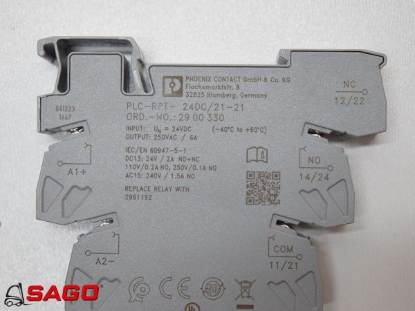 Elektryka - Typ: Relaismodul PLC-RPT-24DC/21-21