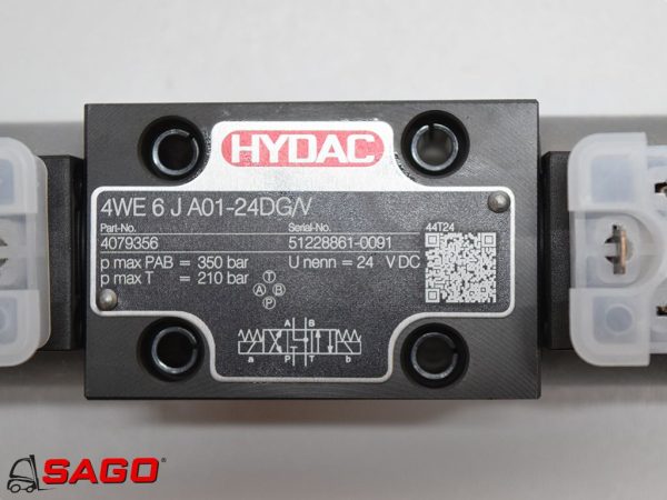 Hydraulika - Typ: Wegeventil Hydac 4/3 24Volt 4WE6JA01-24DG/V