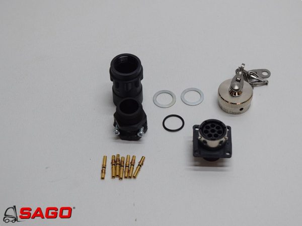 Elektryka - Typ: Fahrpumpe Diagnose Steckdose Rexroth UTG012-8S  8 pol  20473