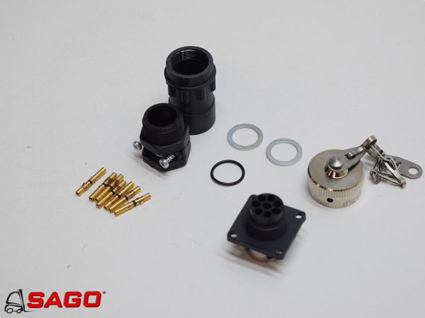 Elektryka - Typ: Fahrpumpe Diagnose Steckdose Rexroth UTG012-8S  8 pol  20473